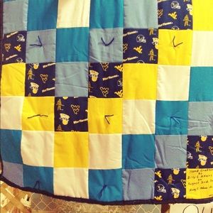 WVU handmade quilt